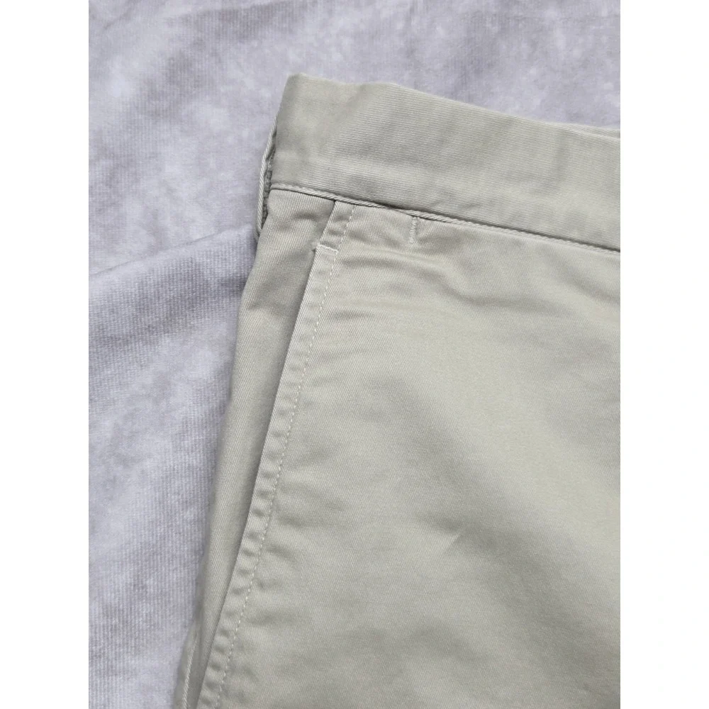 Polo Ralph Lauren Chino Shorts Mens 42 Khaki Tan Classic Fit Twill Navy Pony